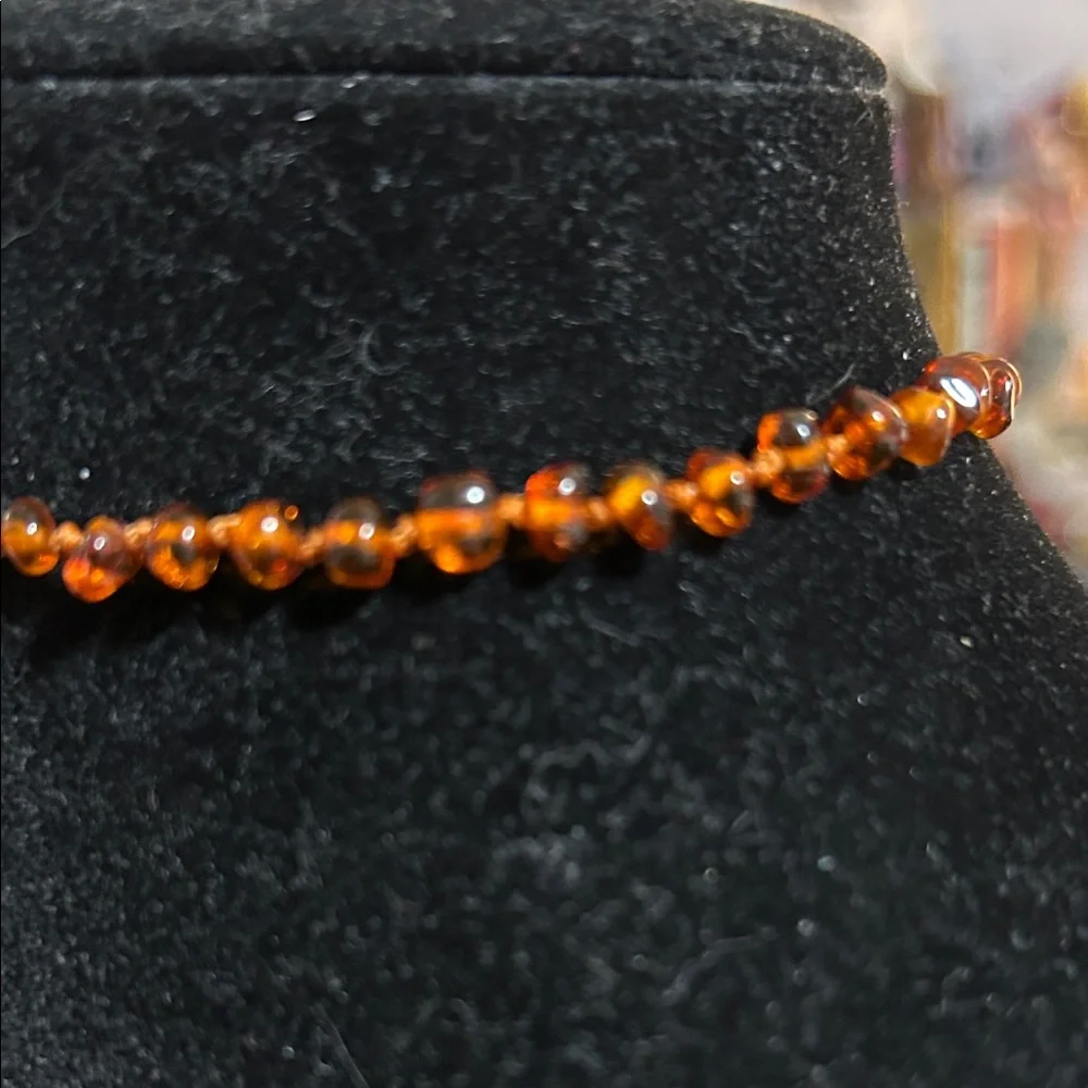 Amber Beaded Necklace - Picture 3 of 7